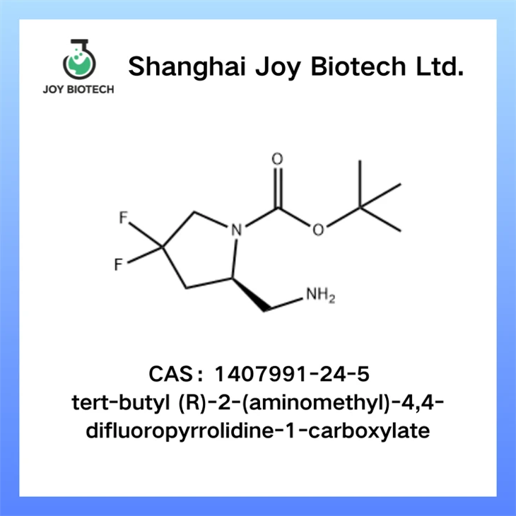 Terc-butil (R)-2-(aminometil)-4,4-difluoropirolidin-1-karboksilat ŠT. CAS 1407991-24-5